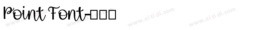 Point Font字体转换